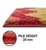 Red Microfiber 16x24 Inches Super Soft Bath Mat