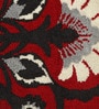 Red Microfiber 55 x 22 Inches Machine Made Floor Runner