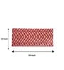 Red Microfiber 55 x 22 Inches Machine Made Floor Runner