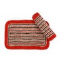 Red Microfiber AntiSkid 16 X 24 Inches Bath Mat