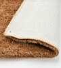 Brown Microfiber AntiSkid 16 X 24 Inches Bath Mat