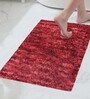 Red Microfibre 23 x 56 Inches Machine Made Floor Runner