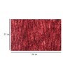 Red Microfibre 23 x 56 Inches Machine Made Floor Runner