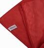 Red Microfiber Solid 400 GSM Bath Towel
