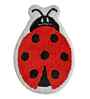Red LadyBug Microfibre 24X16 Inches Anti-Skid Bath Mat