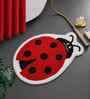 Red LadyBug Microfibre 24X16 Inches Anti-Skid Bath Mat