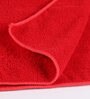 Red Microfibre 250 GSM Hand Towels (Set Of 3)