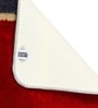 Red Geometric Microfibre 24x16 Inches AntiSkid Bath Mats (Set of 2)