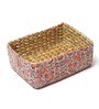 Red Natural Fibre Hamper Fruit Basket