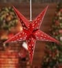 Red Paper Christmas Star
