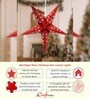 Red Paper Christmas Star