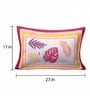 Red Patterned 144 TC 100% Cotton (Set of 2) Pillow Covers