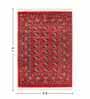 Red Persian 5x7 Feet Machine Made Carpet