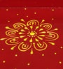Red Pine Wood Pooja Mandir Without Door