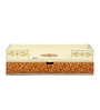 Red Pine Wood Pooja Mandir Without Door