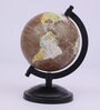 Red Plastic Geographical Map Table Globe