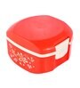 Red Plastic Lunch Box