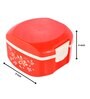 Red Plastic Lunch Box