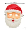 Red Plastic Santa Claus Mask