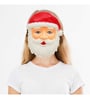 Red Plastic Santa Claus Mask