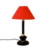 Red Poly Cotton Table Lamp