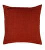 Red Abstract Fabric 16 x 16 Inches Cushion Cover