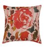 Red Abstract Fabric 16 x 16 Inches Cushion Cover