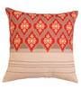 Red Traditional Polycanvas 20 x 20 Inch Cushion Cover