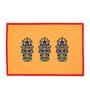 Ava (12x18) Red & Blue Poly Cotton (Set of 6) Table Linen Set