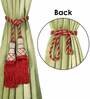 Red Polyester (Set of 4) Curtain Tie Backs