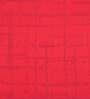 Red Polyester Solid 9 Ft Semisheer Eyelet 2 Door Curtains