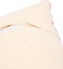 Red Polyester Abstract 16x16 inches Cushion Covers Set of 3