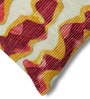 Red Polyester Abstract 20x20 inches Cushion Covers Set of 3