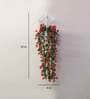 Red Polyester Artificial Creeper Flower
