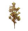 Polyester Red Croton Without Pot Artificial Plants