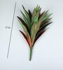 Red Polyester Artificial Dracaena Plant Without Pot