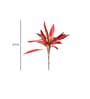 Red Polyester Artificial Draceana Plant Without Pot