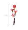 Red Polyester Artificial Draceana Plant Without Pot