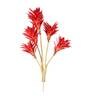 Red Polyester Artificial Draceana Plant Without Pot