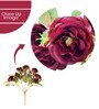 Red Polyester Artificial Flower