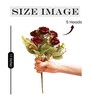 Red Polyester Artificial Flower