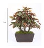 Red Polyester Artificial Plant With pot