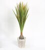 Polyester Red Tropical Dracaena Without Pot Artificial Plants