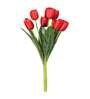 Red Polyester Tulip Str Artificial Flowers