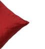 Red Textured Polyester Blend 16 x 16 Inches Cushion Cover