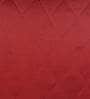 Red Textured Polyester Blend 16 x 16 Inches Cushion Cover