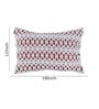 Red Polyester Laser Cut 40x40 inches Cushion Covers Set of 3