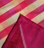 Zeba (84x52) Pink & Yellow Poly Silk Table Cloth