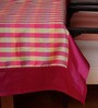 Zeba (84x52) Pink & Yellow Poly Silk Table Cloth
