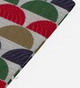 Red Geometric Polyester 16 x 16 Inches Cushion Covers (Set of 5)